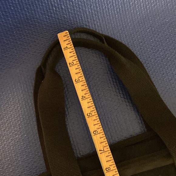 ROXY Logo Black and Gray Striped canvas tote bag - Picture 10 of 15